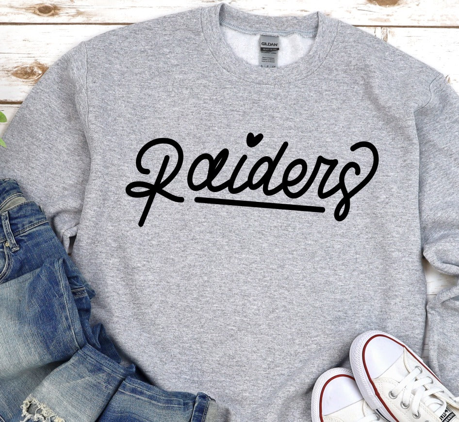 Hand Lettered Raiders