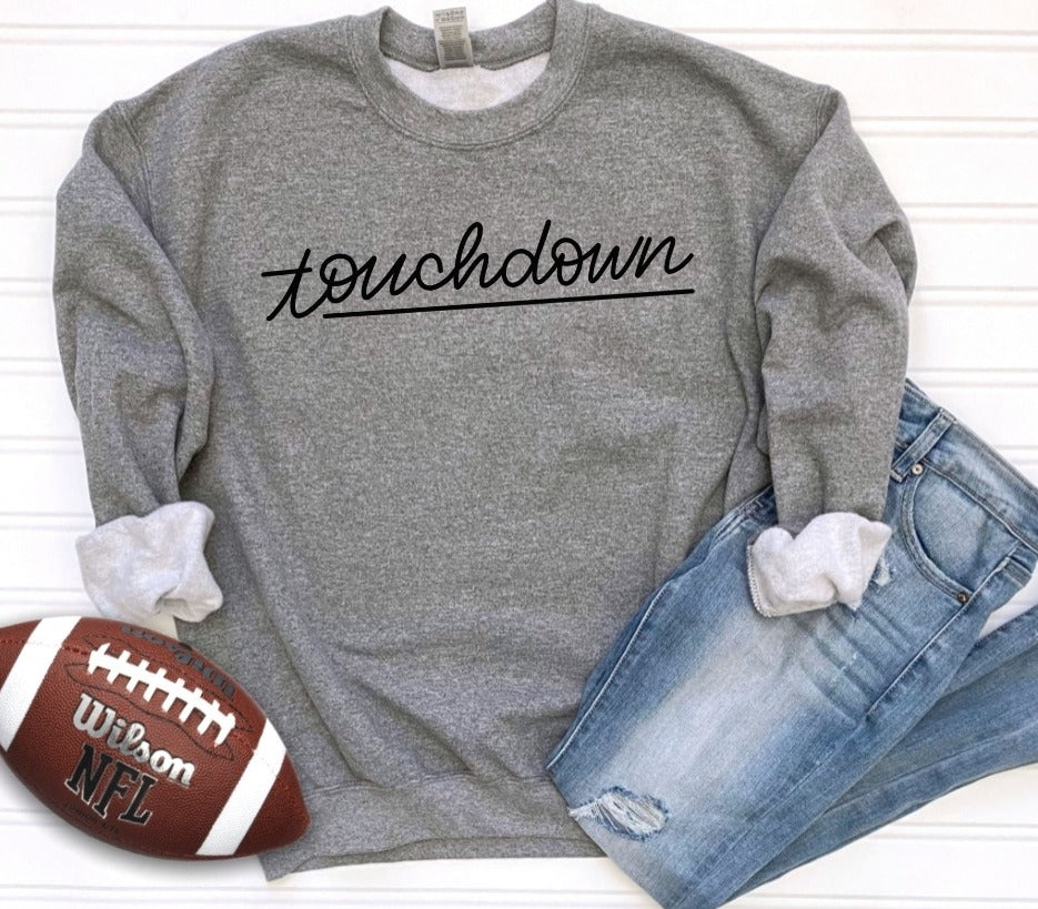Hand Lettered Touchdown