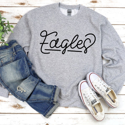 Hand Lettered Eagles