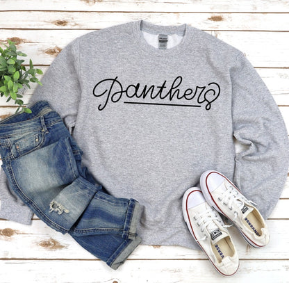 Hand Lettered Panthers