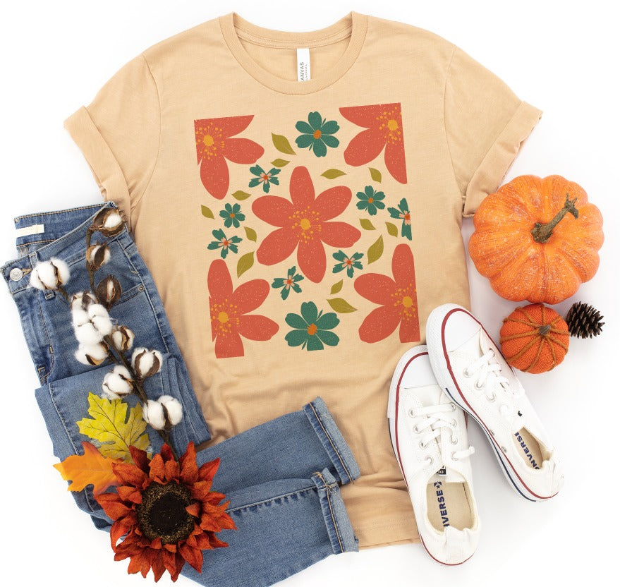 Fall Floral Graphic