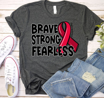 Strong Brave Fearless - Stroke Awareness