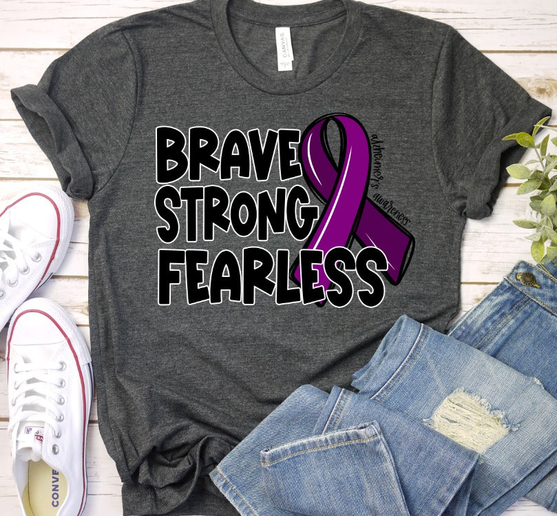 Strong Brave Fearless - Alzheimer's Awareness