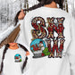 Let is Snow Sequin Snowman