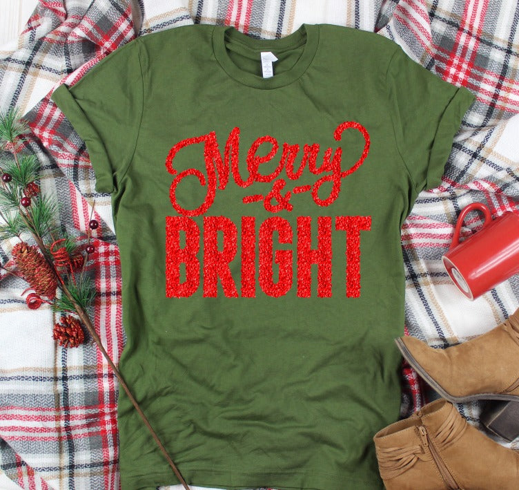 Merry & Bright Red Sequins