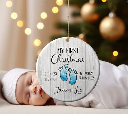 First Christmas Baby Feet