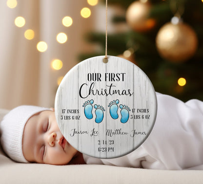 First Christmas Baby Feet