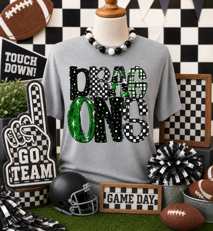 GAME DAY MASCOTS - GREEN - CHOOSE YOUR MASCOT