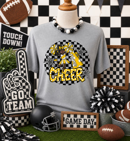 CHEERLEADER BAG TAGS - YELLOW BUNDLE