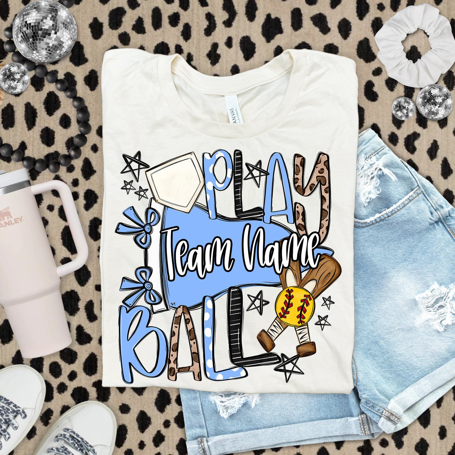 PLAY BALL - SOFTBALL - CHOOSE YOUR COLOR