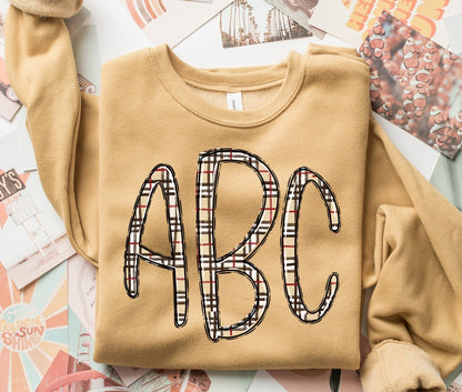Kid Fall Monogram FALL MONOGRAM ALPHABET – Soul & Grace Designs