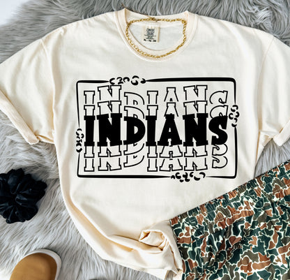 STACKED MASCOTS Indians