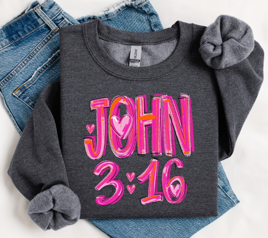 JOHN 3:16 PRETTY IN PINK