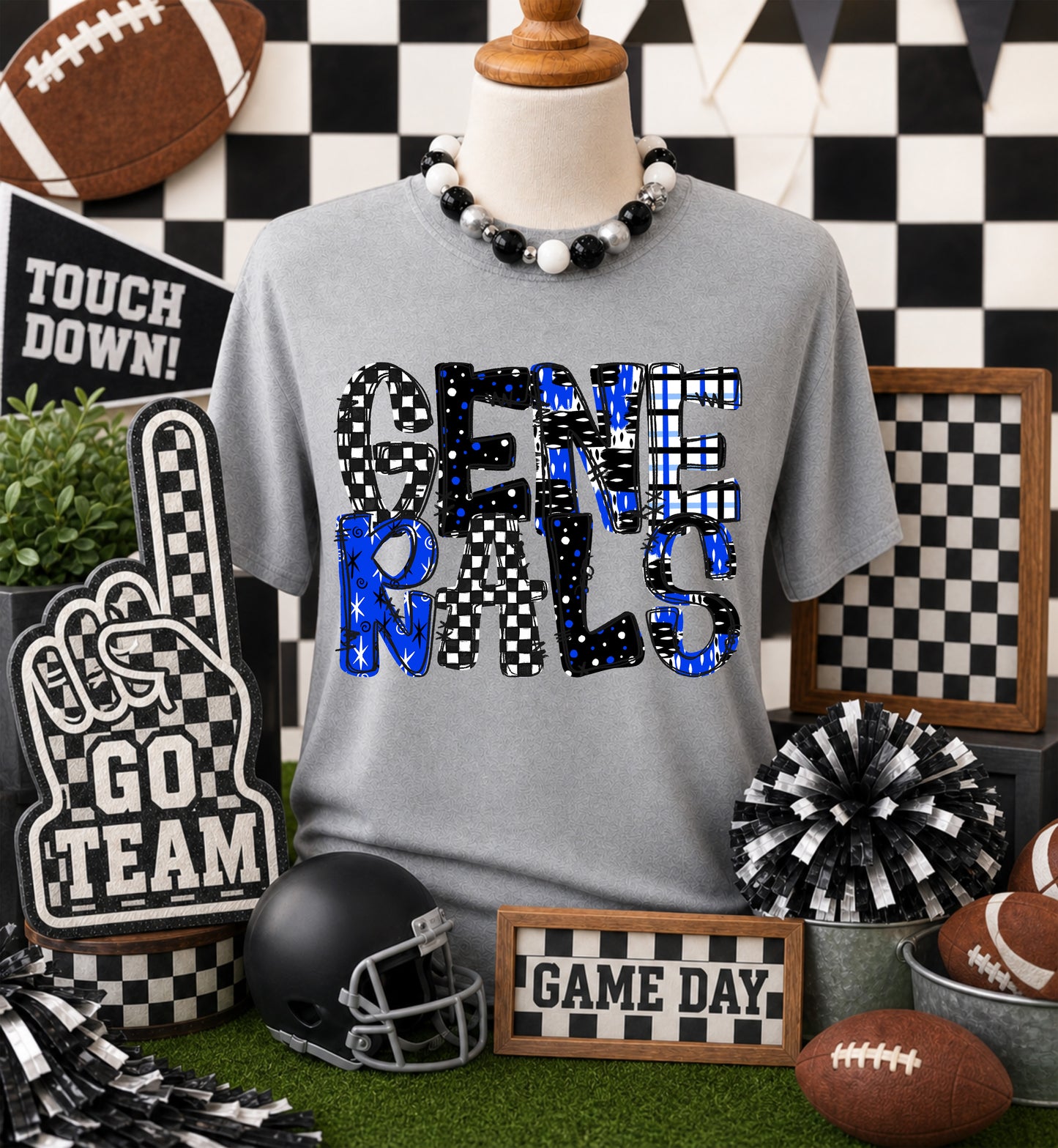 GAME DAY MASCOTS - BLUE - CHOOSE YOUR MASCOT