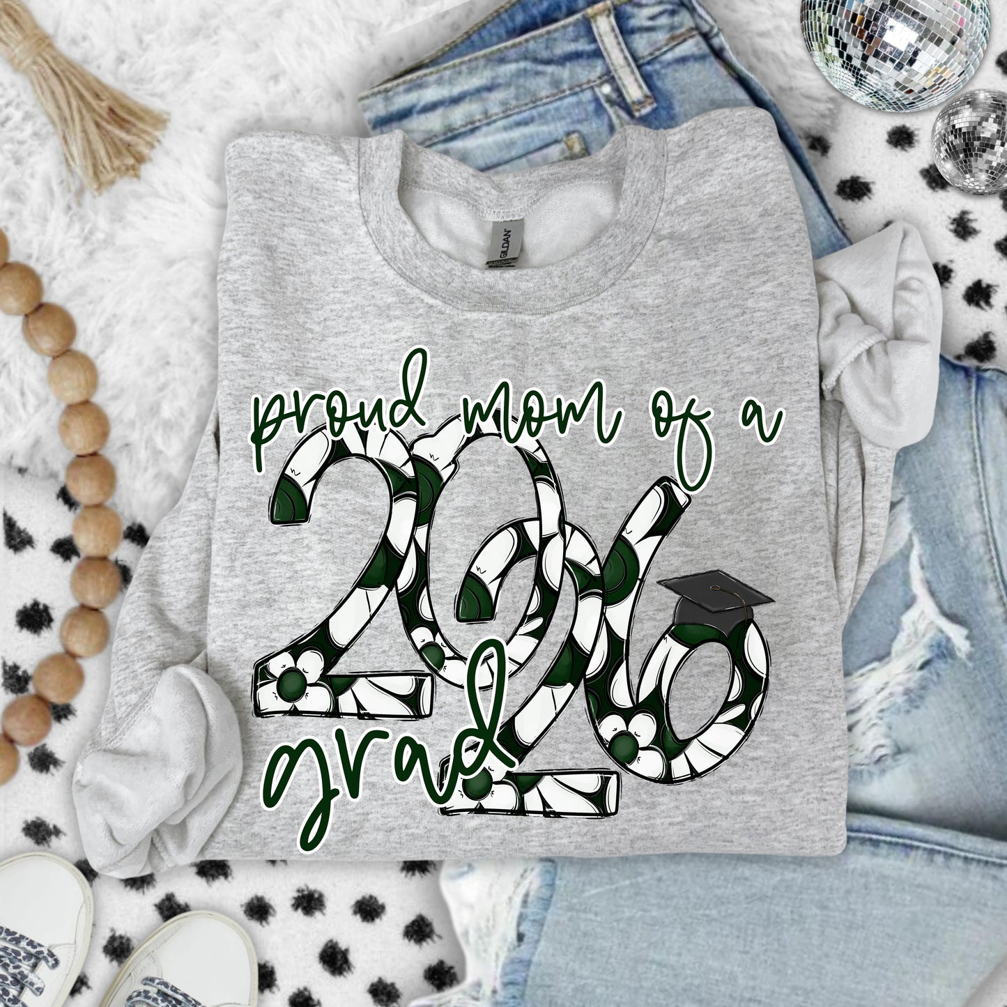 PROUD MOM OF A 2026 GRAD - PICK YOUR COLOR