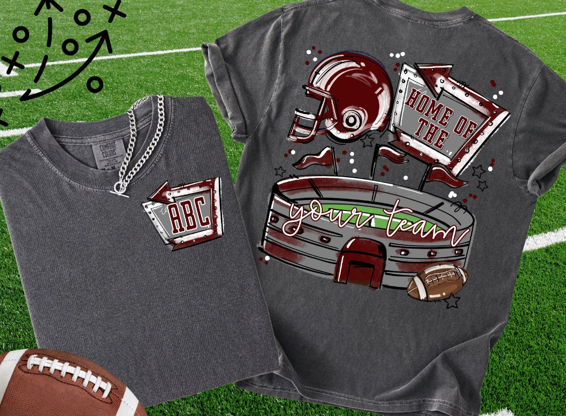 HOME OF THE STADIUM MASCOT CUSTOM