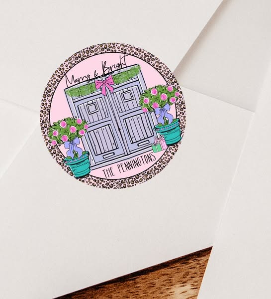 MAHJONG LABELS AND ORNAMENTS CIRCLE ONE