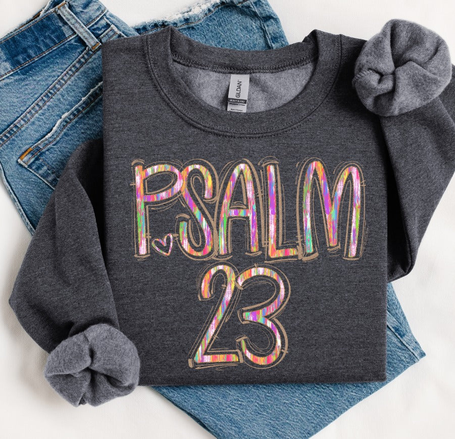 SPACED OUT PAINTED PSALM 23