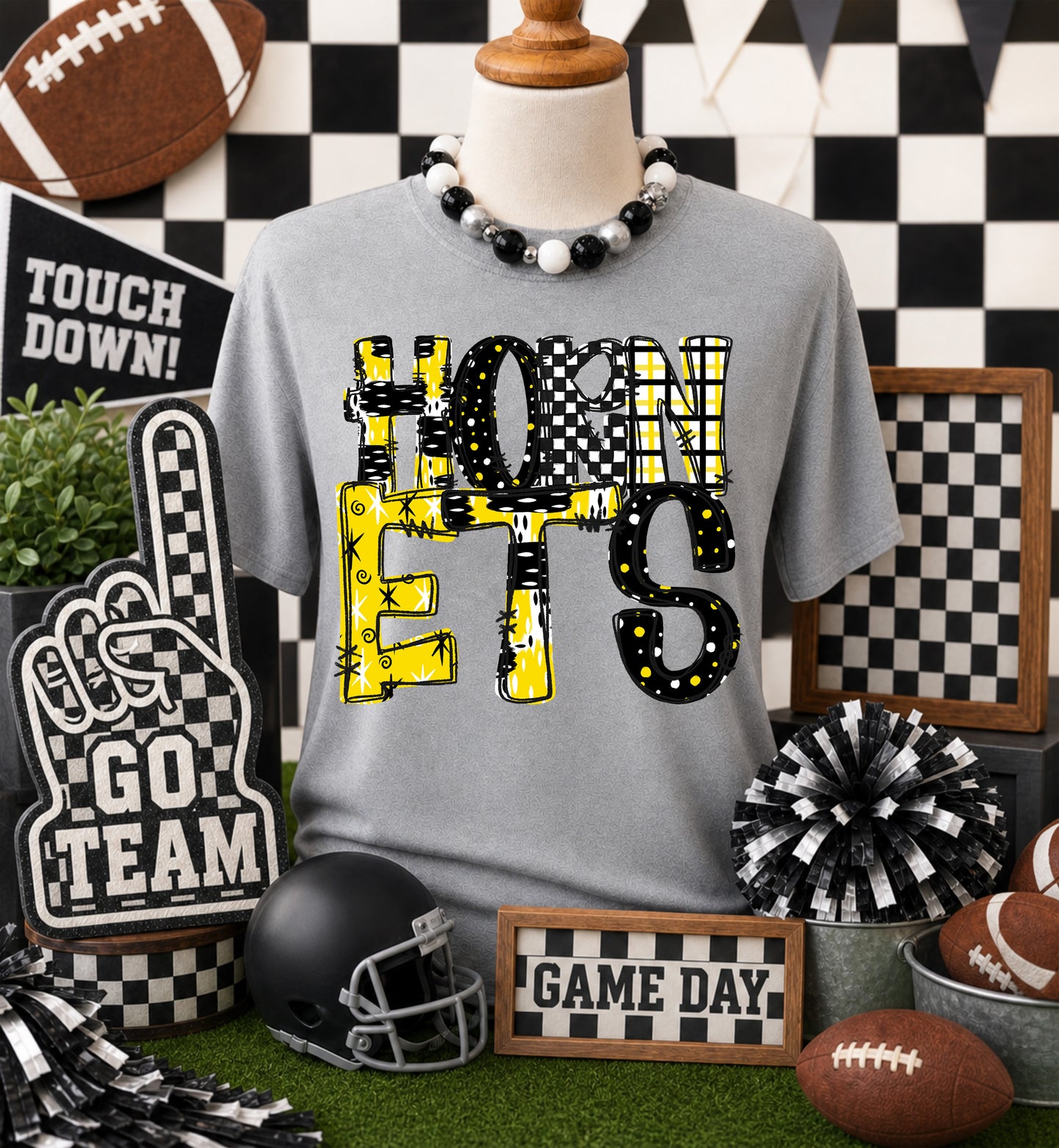 GAME DAY MASCOTS - YELLOW - CHOOSE YOUR MASCOT