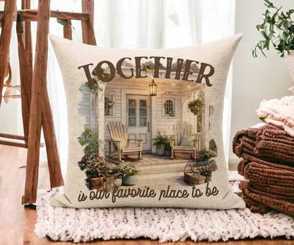 TOGETHER IS OUR FAVORITE PLACE TO BE - PORCH SET OF 2
