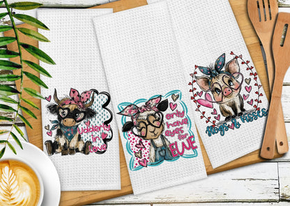 VALENTINE'S TEA TOWEL SET