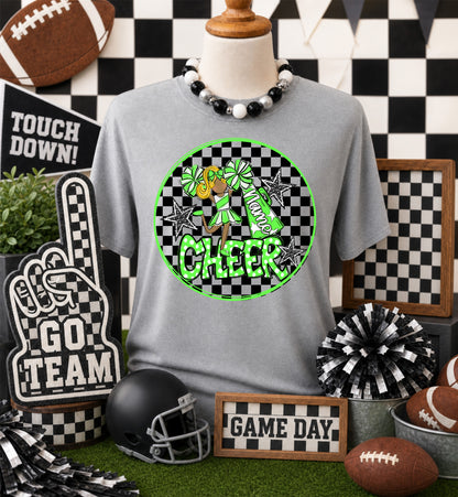 CHEERLEADER BAG TAGS - LIME BUNDLE