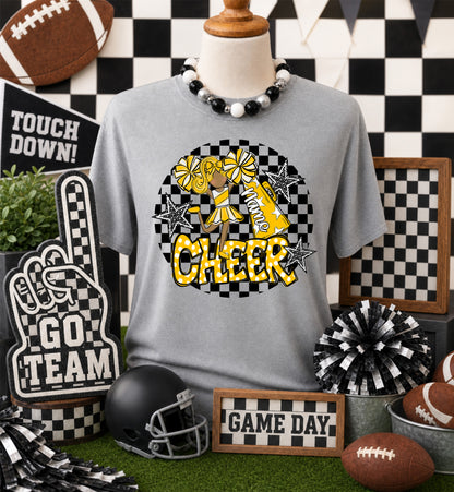 CHEERLEADER BAG TAGS - YELLOW BUNDLE