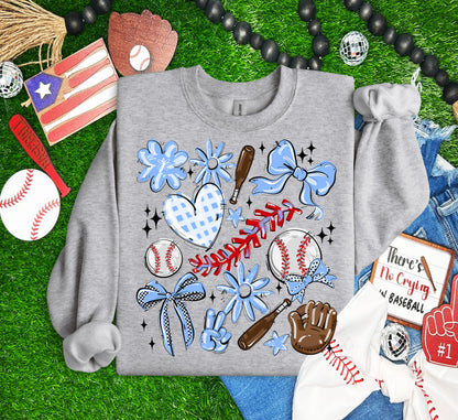 COLUMBIA PLAY BALL COLLAGE BASEBALL
