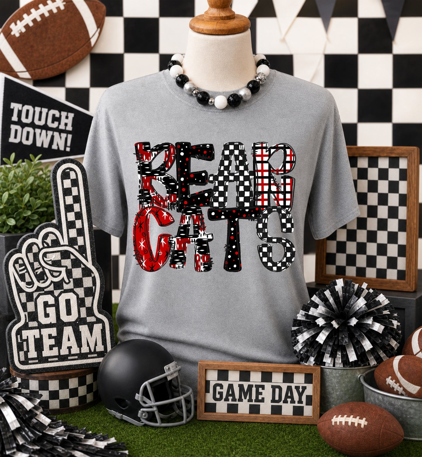 GAME DAY MASCOTS - RED - CHOOSE YOUR MASCOT