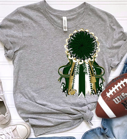 Mums the Word - Homecoming Mum - DARK GREEN GOLD