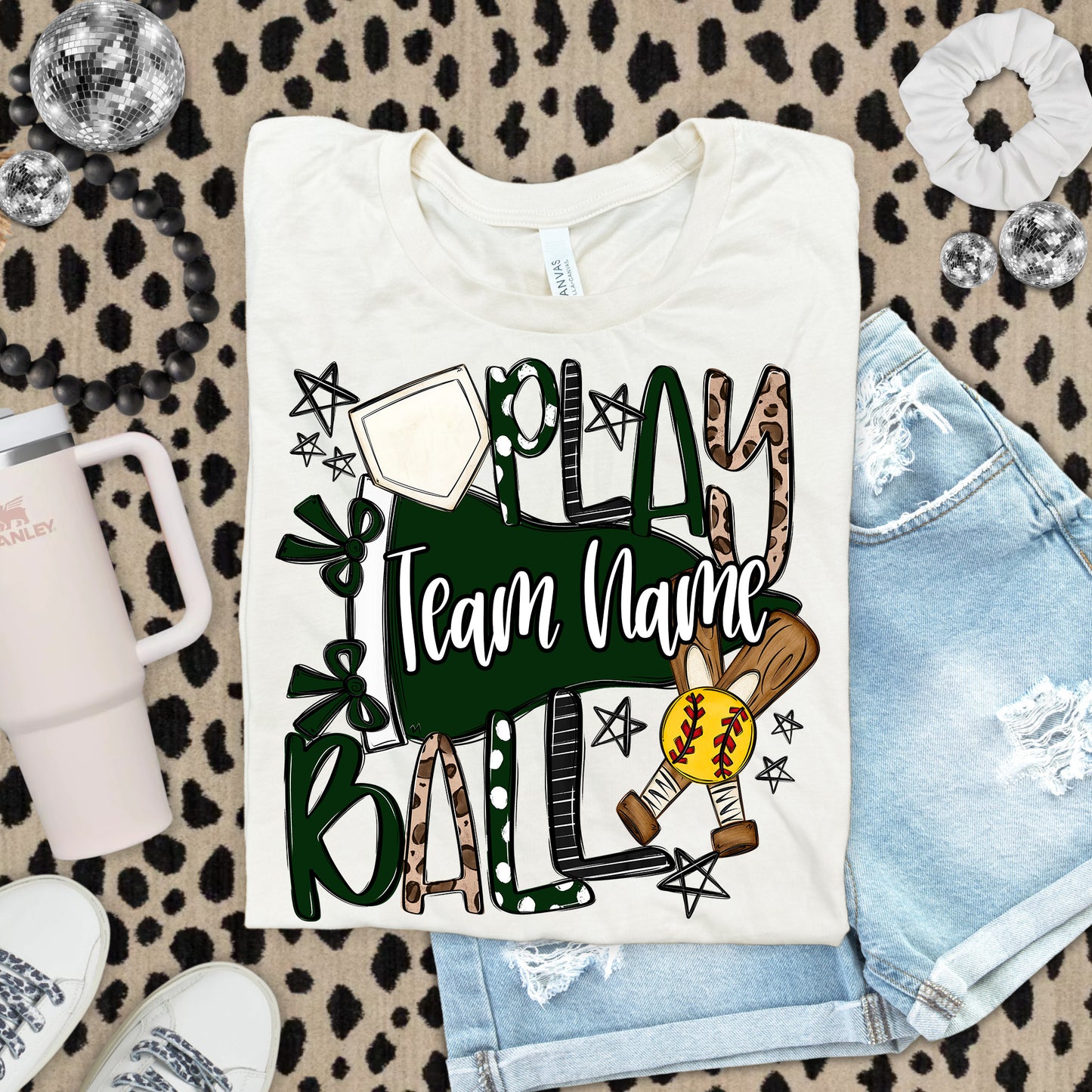 PLAY BALL - SOFTBALL - CHOOSE YOUR COLOR