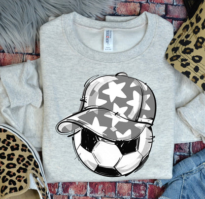 GRAY PLAY BALL HAPPY FACE SOCCER