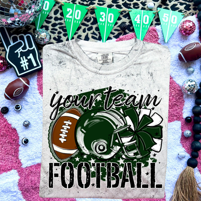 STARS FOOTBALL DARK GREEN