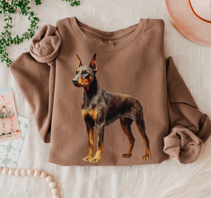 NEEDLEPOINT PETS DOBERMAN