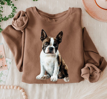 NEEDLEPOINT PETS BOSTON TERRIER