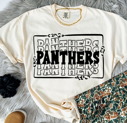 STACKED MASCOTS Panthers