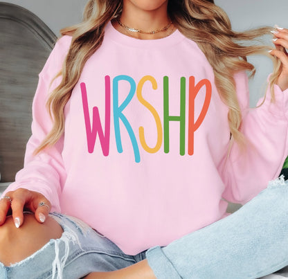 WRSHP LETTERING BRIGHT