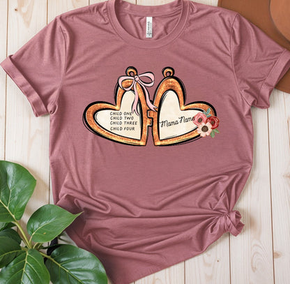 MAMA HEART LOCKET  CUSTOM