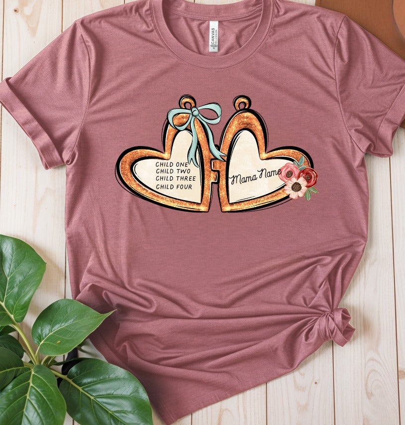 MAMA HEART LOCKET  CUSTOM