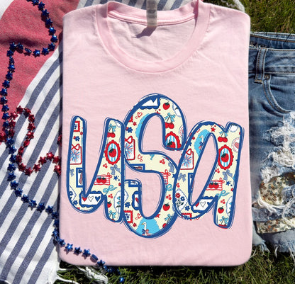 USA MONOGRAM ALPHA