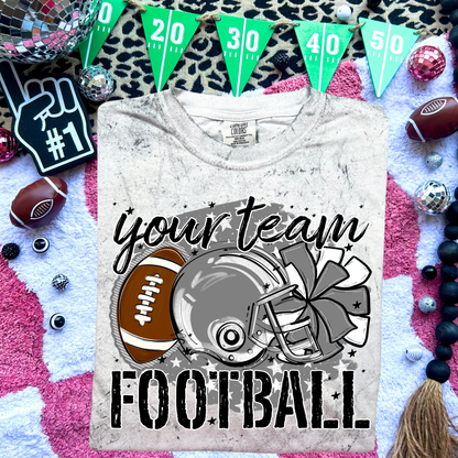 STARS FOOTBALL GRAY