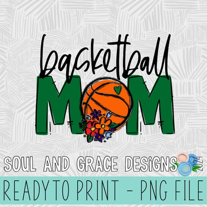 Basketball Mom Team Go