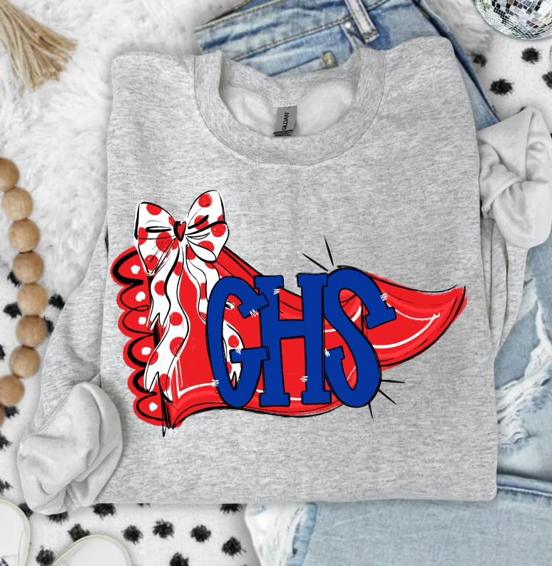 PENNANTS AND BOWS MASCOT CUSTOM - BLOCK LETTERING
