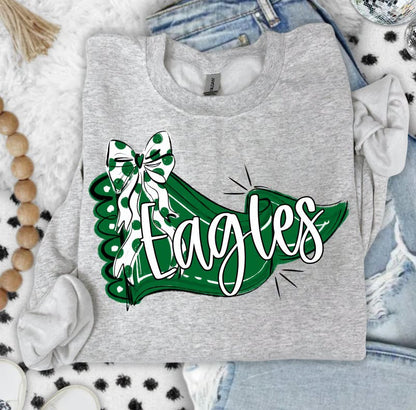 PENNANTS AND BOWS MASCOT CUSTOM - SCRIPT LETTERING