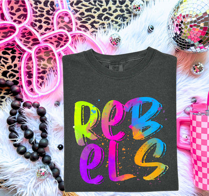 NEON MASCOTS Rebels