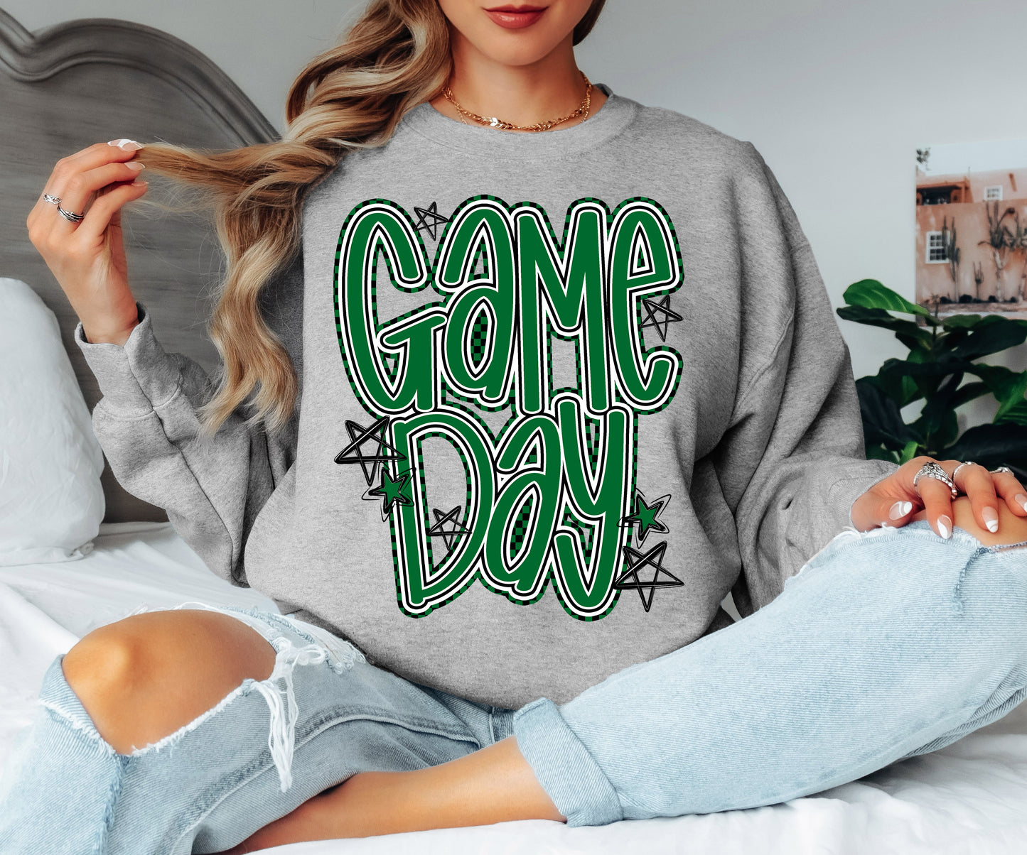 GAME DAY KELLY GREEN