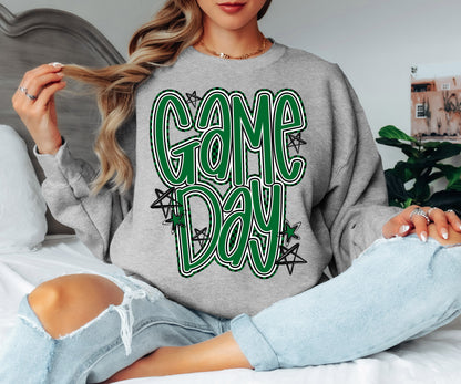 GAME DAY KELLY GREEN