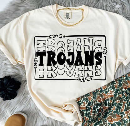 STACKED MASCOTS Trojans