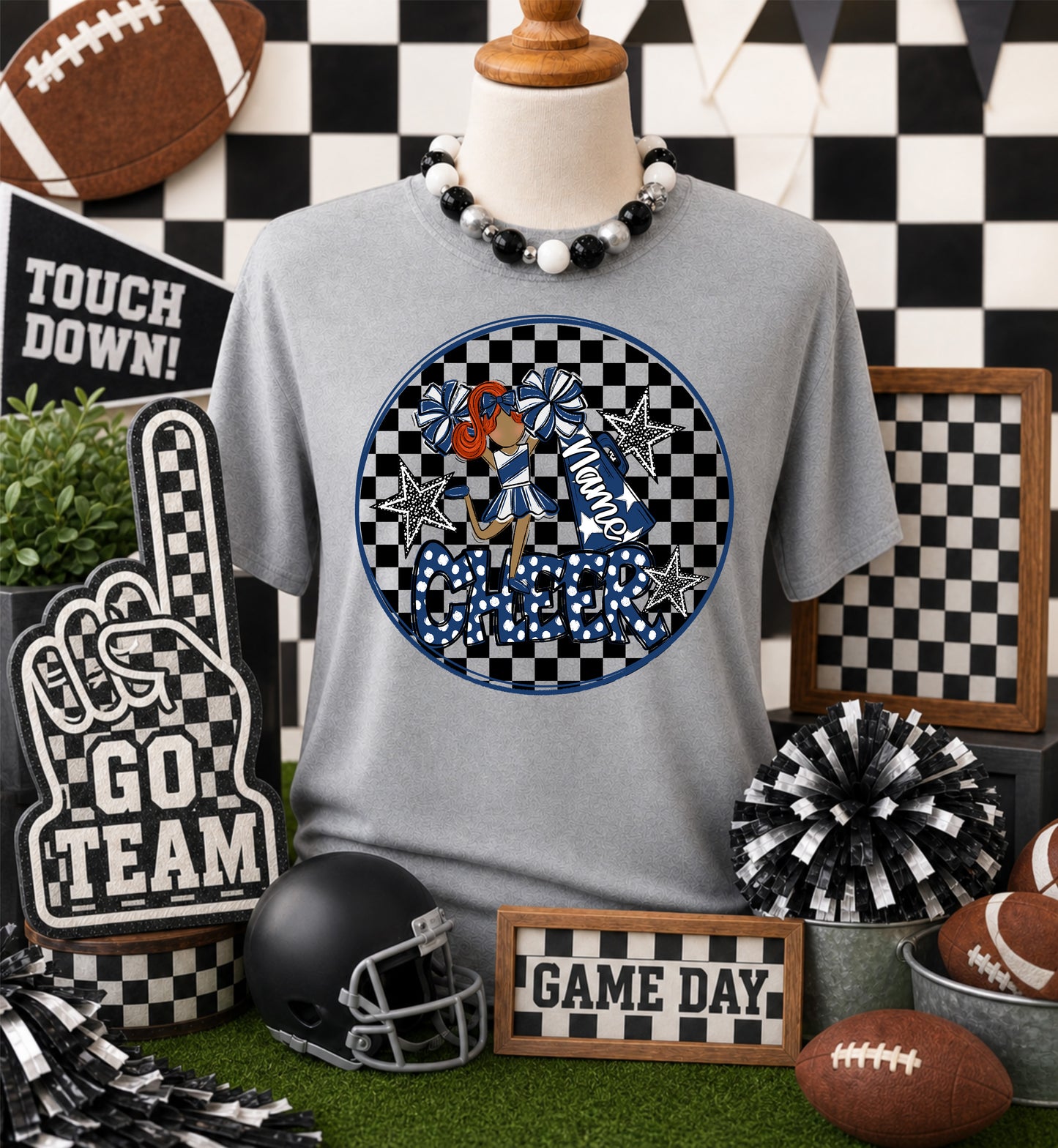 CHEERLEADER BAG TAGS - NAVY BUNDLE