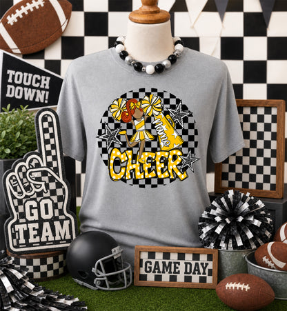 CHEERLEADER BAG TAGS - YELLOW BUNDLE
